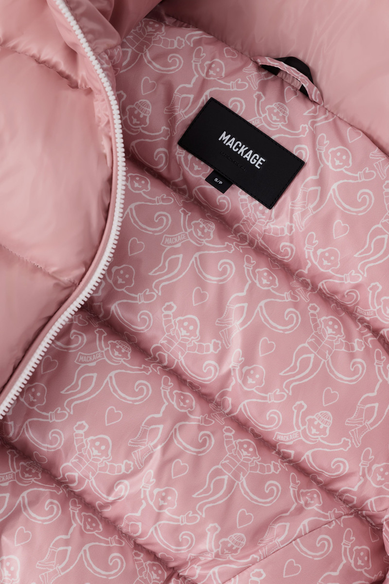 MADALYN-RR Logo Pattern Down Jacket — MACKAGE x Roller Rabbit 8