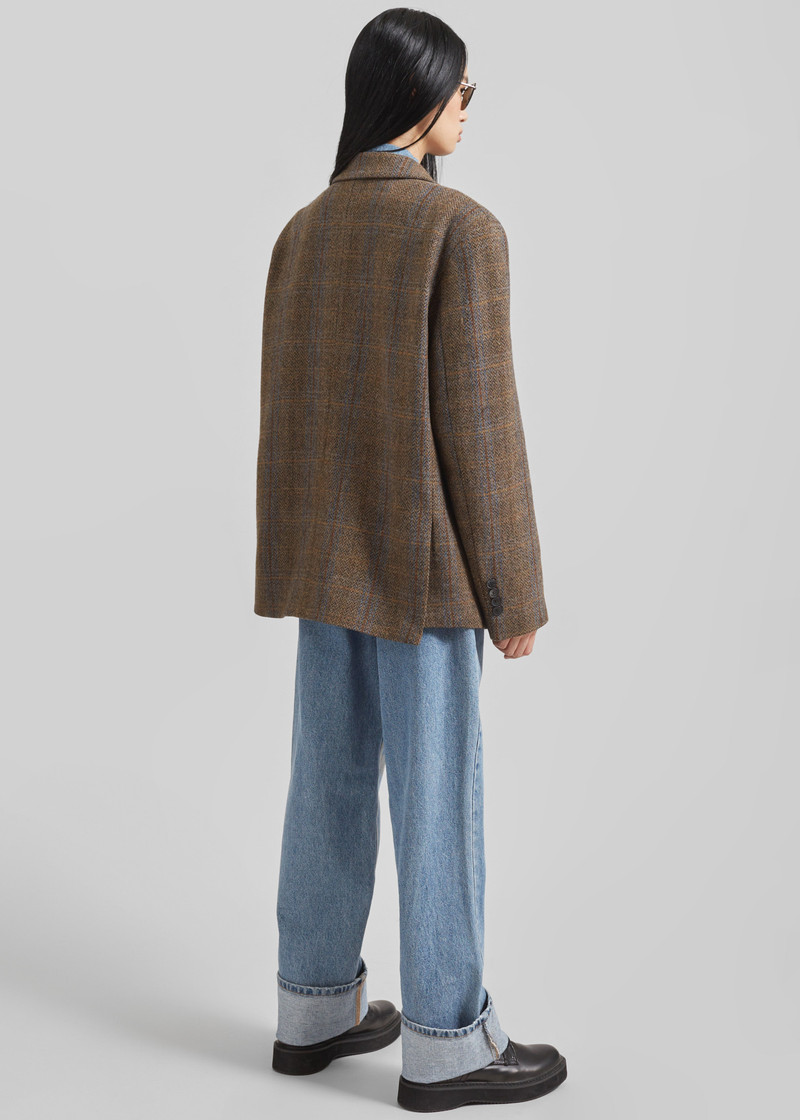 Arundel Plaid Wool Blazer - Multicolor 10