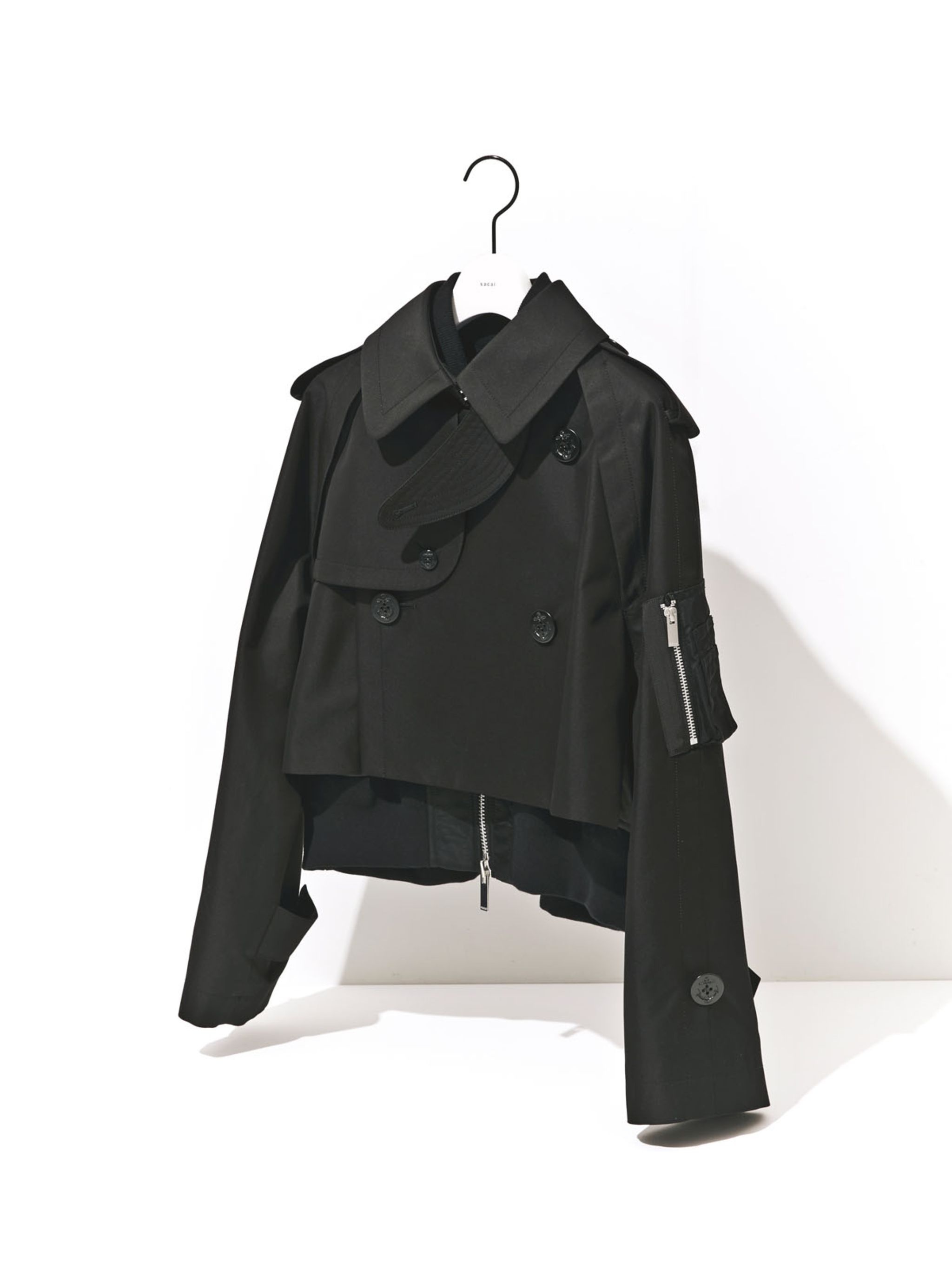 国内より1WEEK【sacai】Cotton Gabardine x Nylon Twill Blouson beige-cotton-gabardine-x-nylon