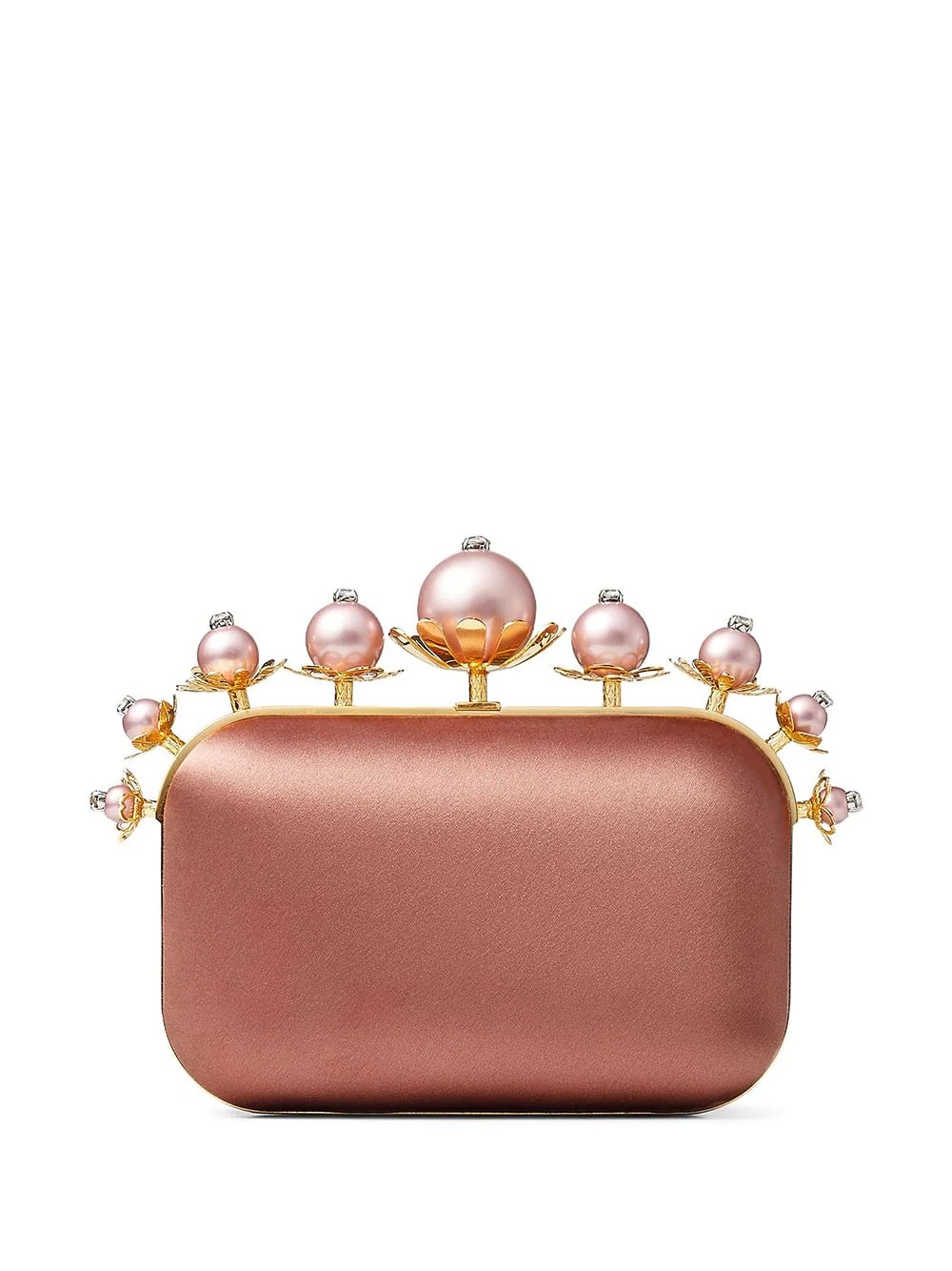 Cloud floral-crown clutch bag - 2