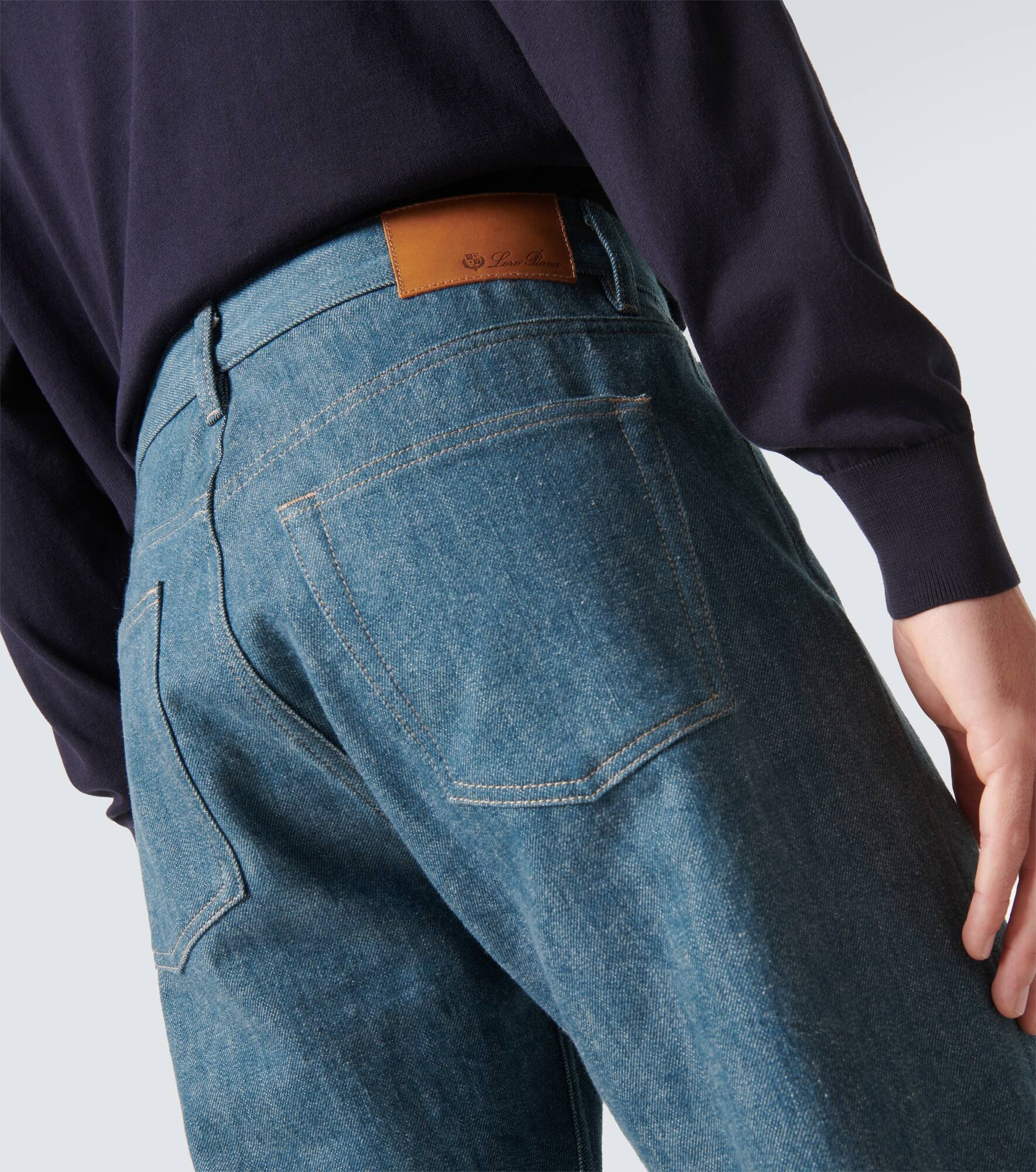 Quarona mid-rise straight jeans - 6