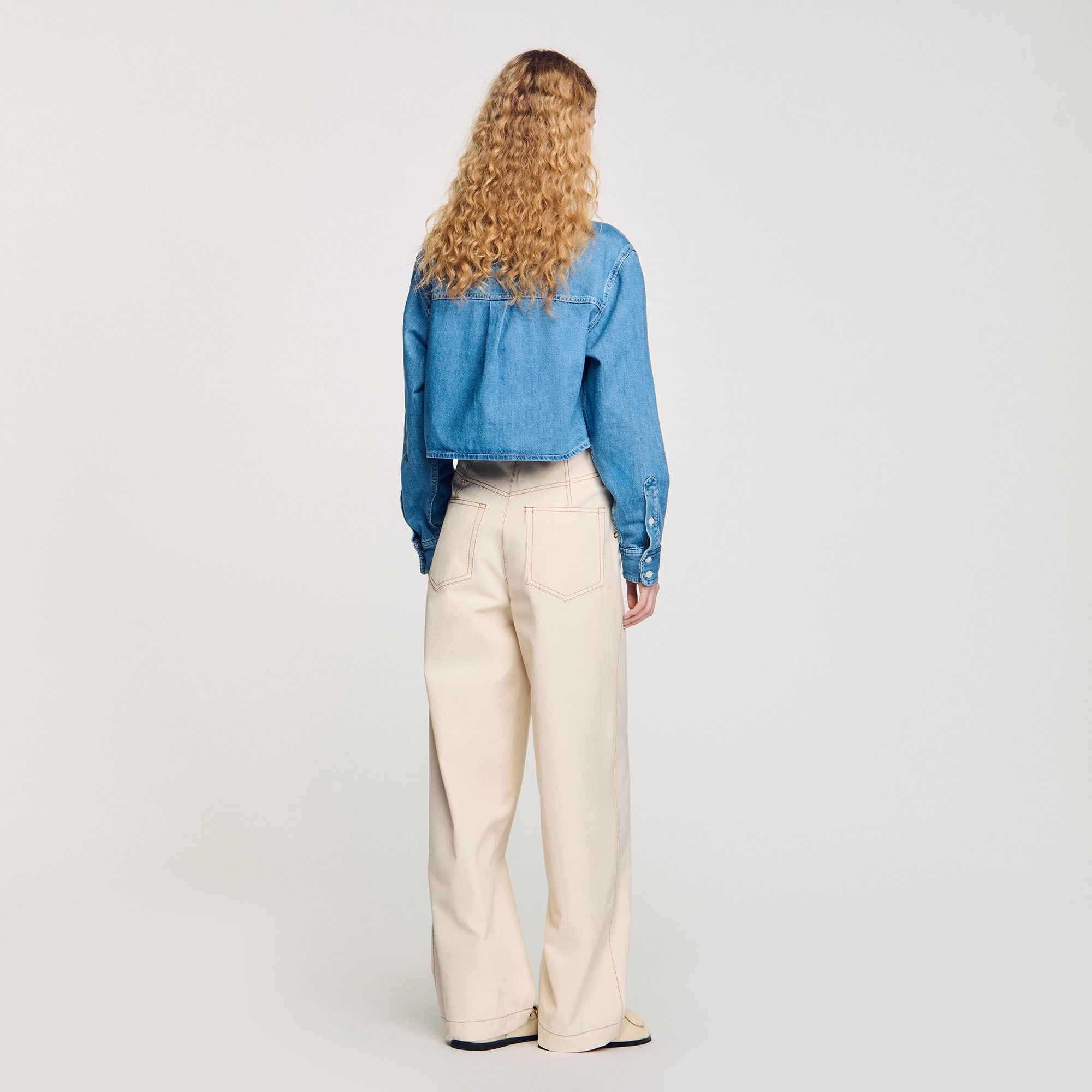 LACE-UP JEANS - 5