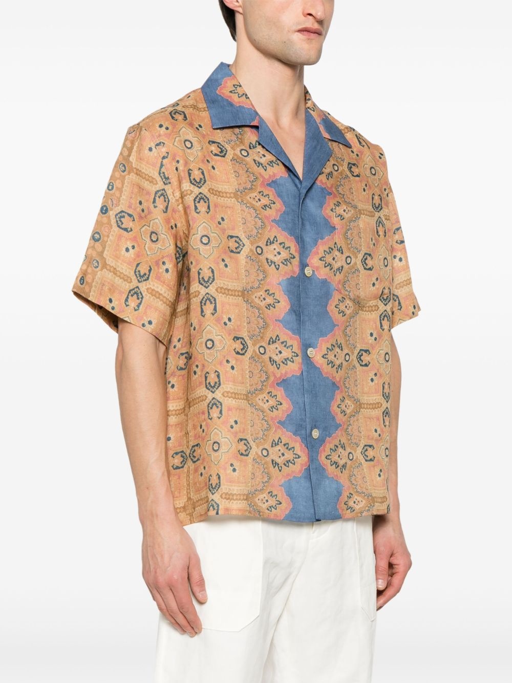 Voyage Imaginaire-print shirt - 3