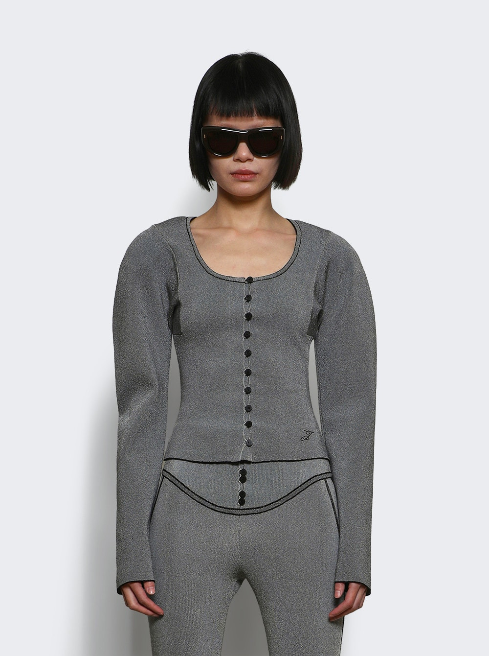 Le Cardigan Sera Dark Grey - 2