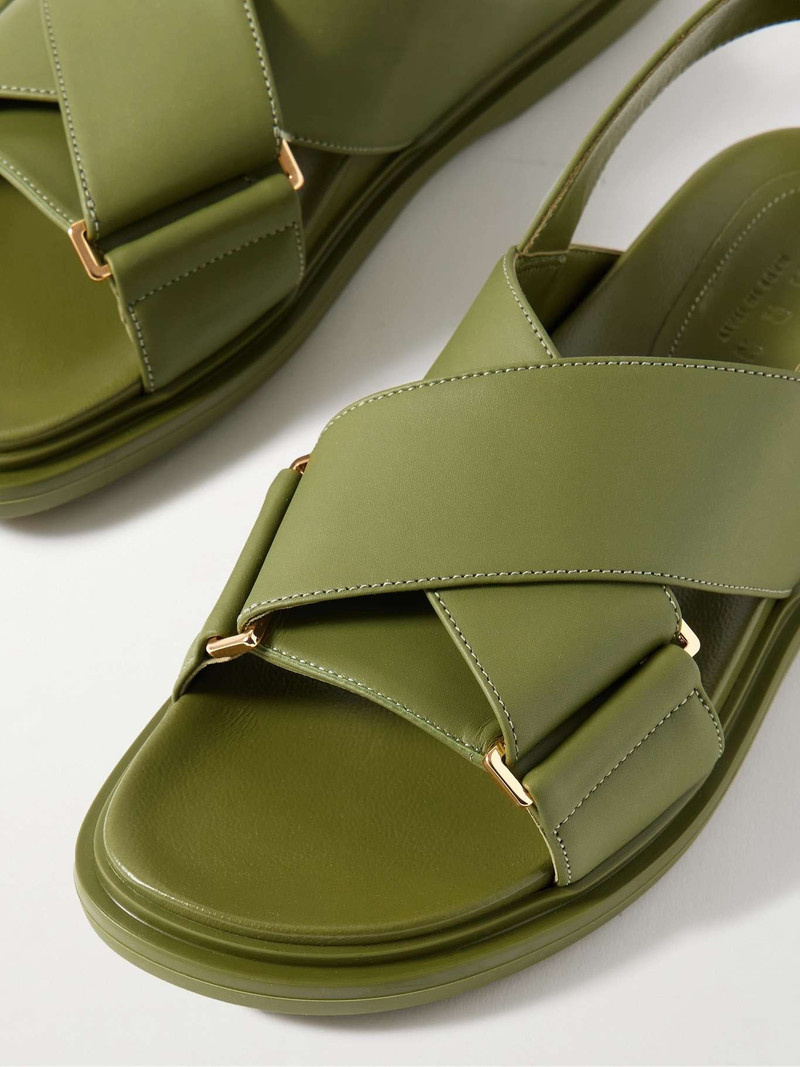 Fussbett denim slingback sandals 4