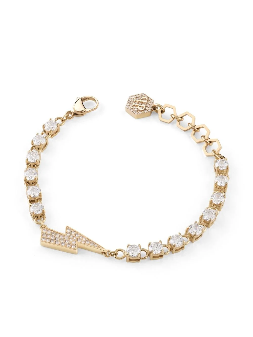 lightning-bolt-pendant bracelet - 1