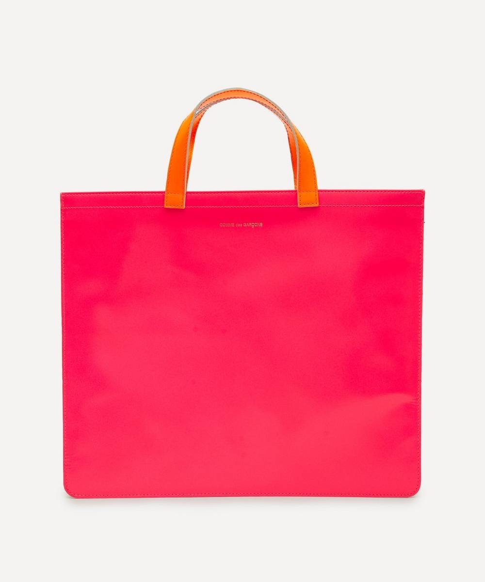 Super Fluo Leather Tote Bag - 1