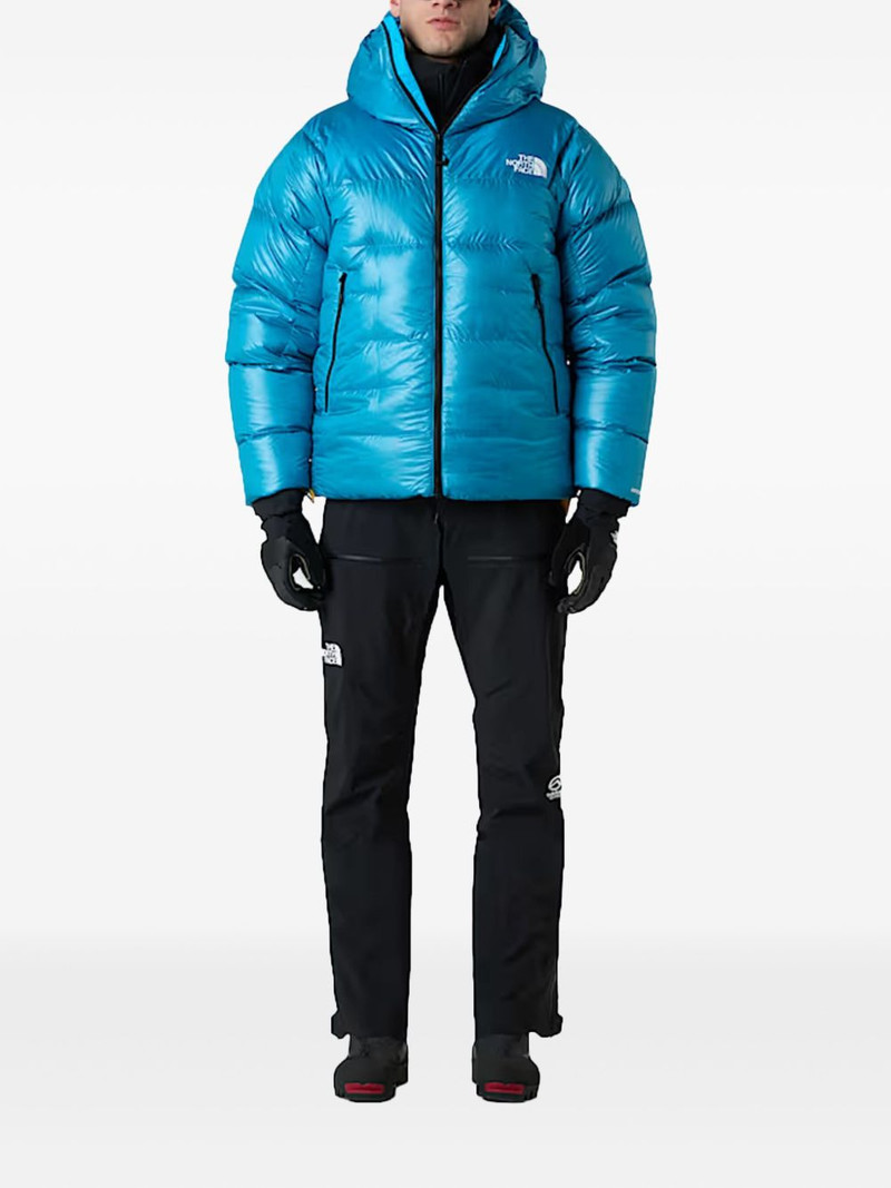 The North Face logo-detail hooded-neckline down coat outlook