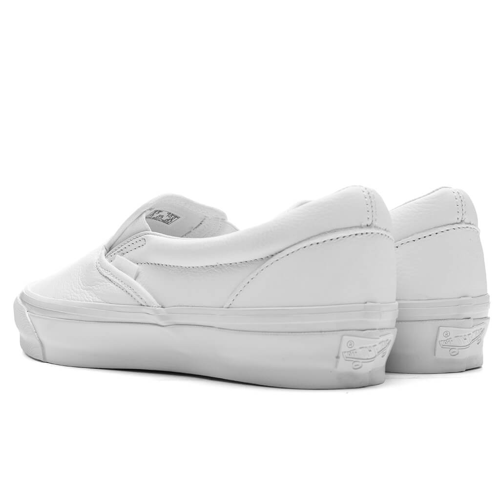 PREMIUM SLIP-ON REISSUE 98 LX LEATHER - WHITE/WHITE - 3