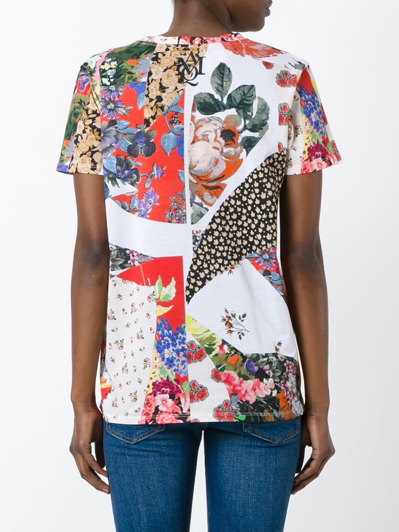floral skull T-shirt 4