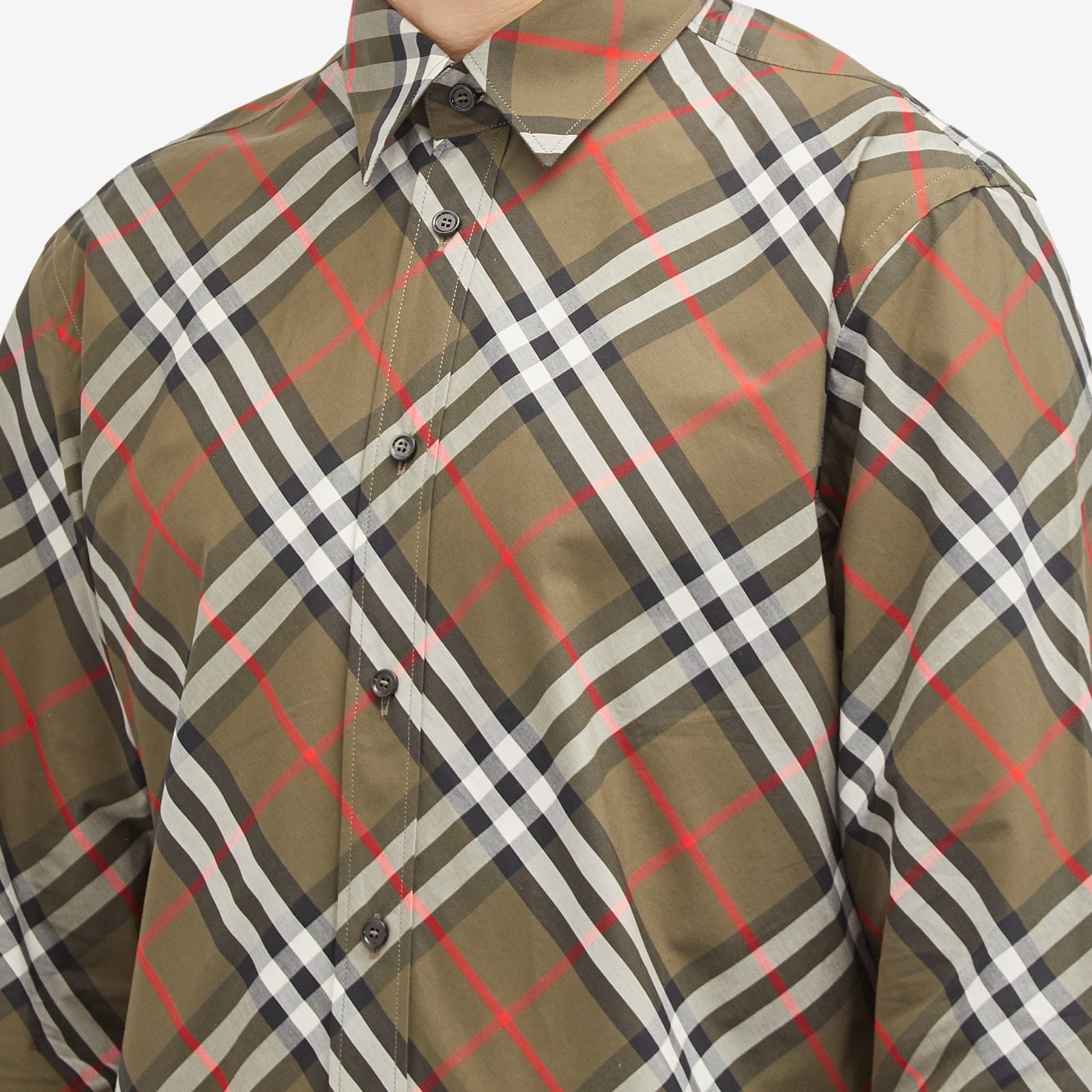 Burberry Long Sleeve Check Shirt - 5