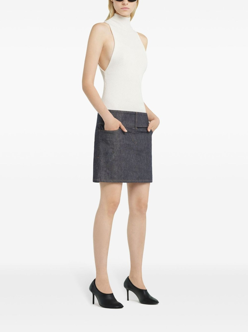 ribbed mock-neck tank top 3