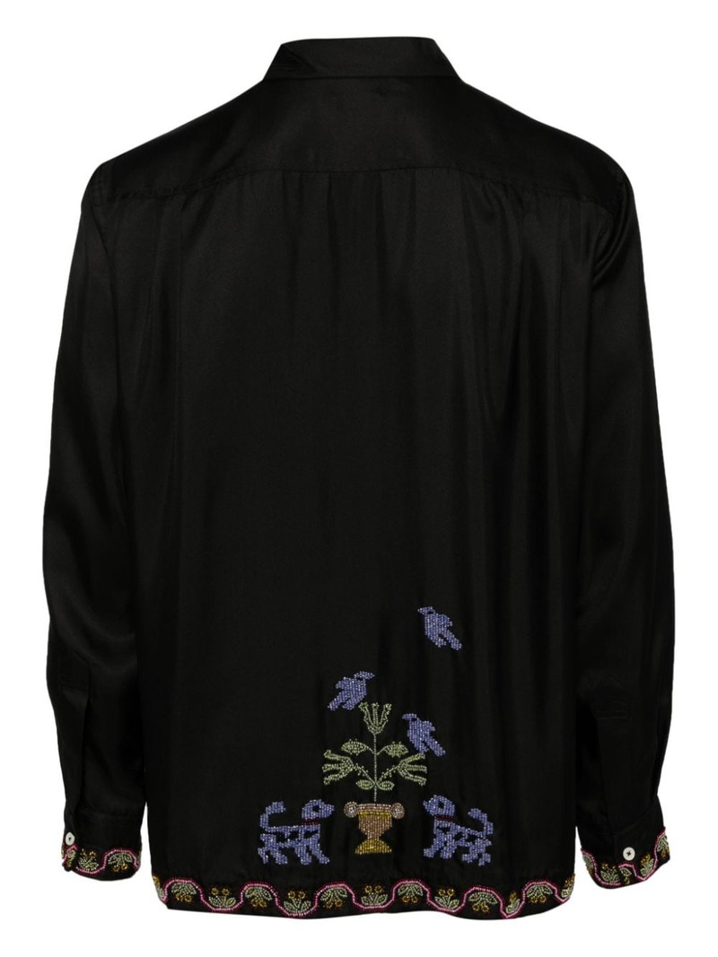 BODE Garden Sampler silk shirt outlook