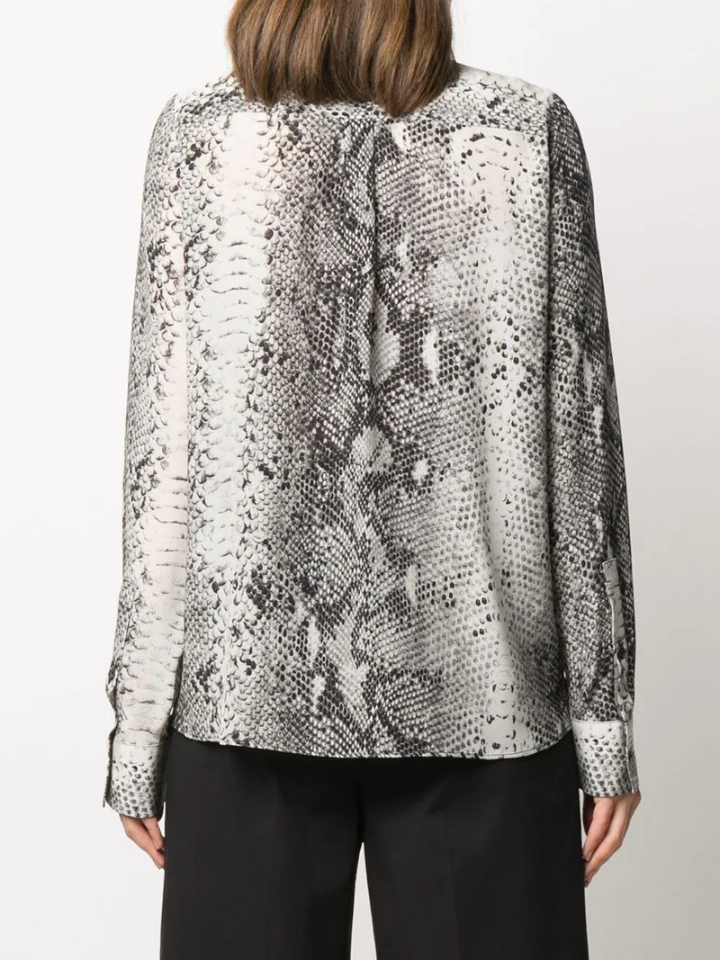 snake print blouse 4