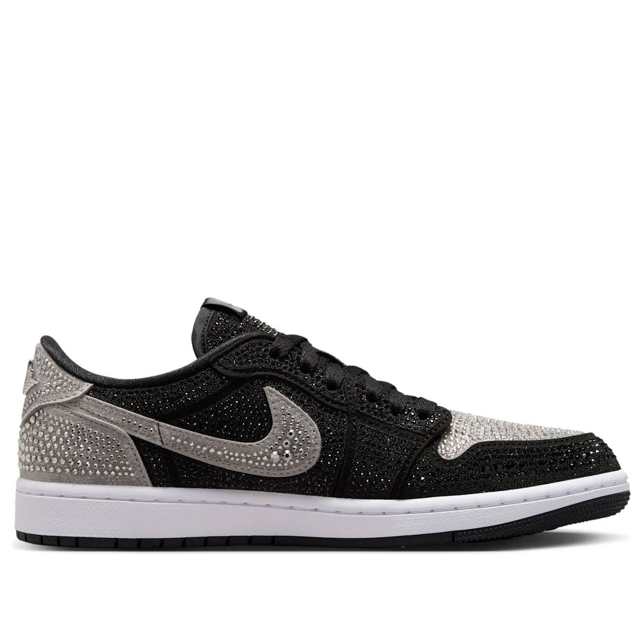 (WMNS) Air Jordan 1 Retro Low OG x Swarovski 'Stealth' HM9208-001 - 2