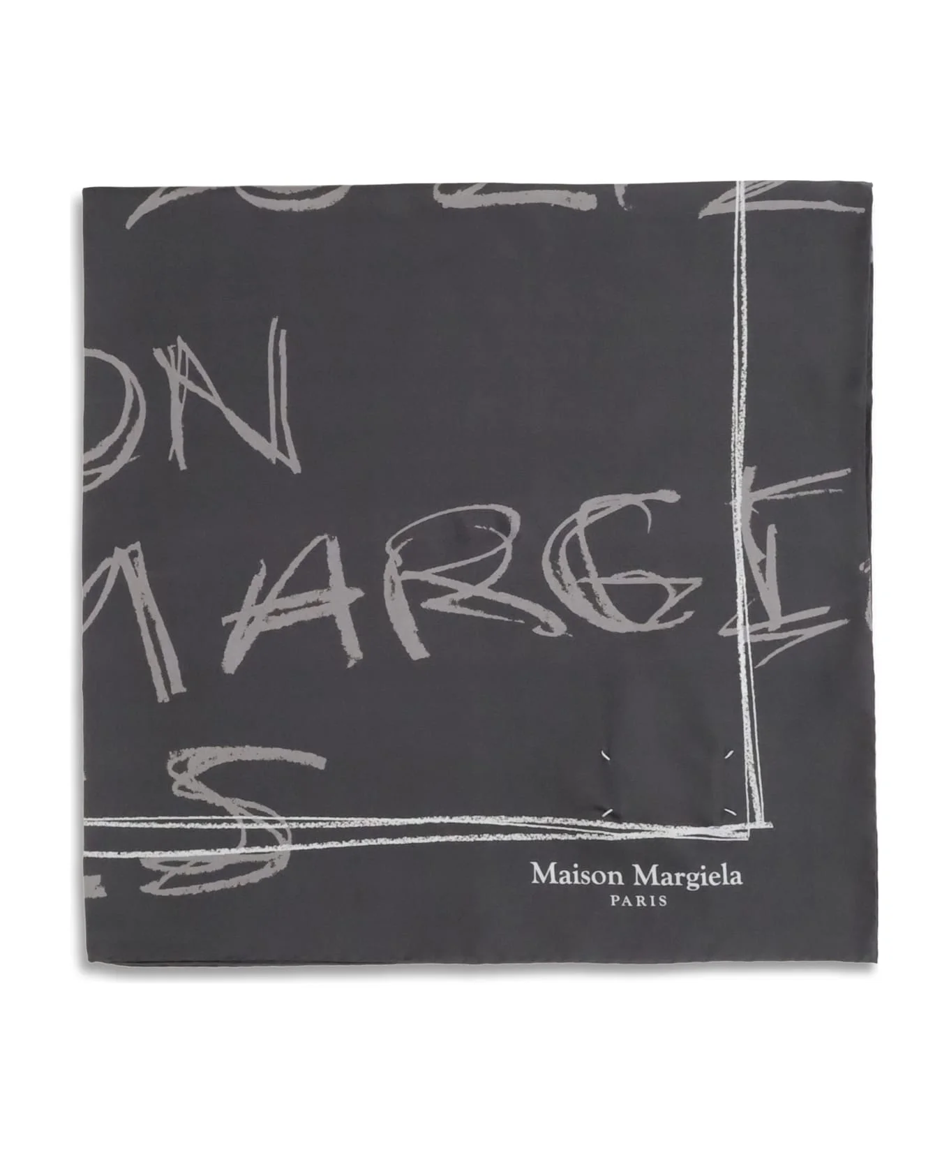 Numerical Silk Scarf - 1