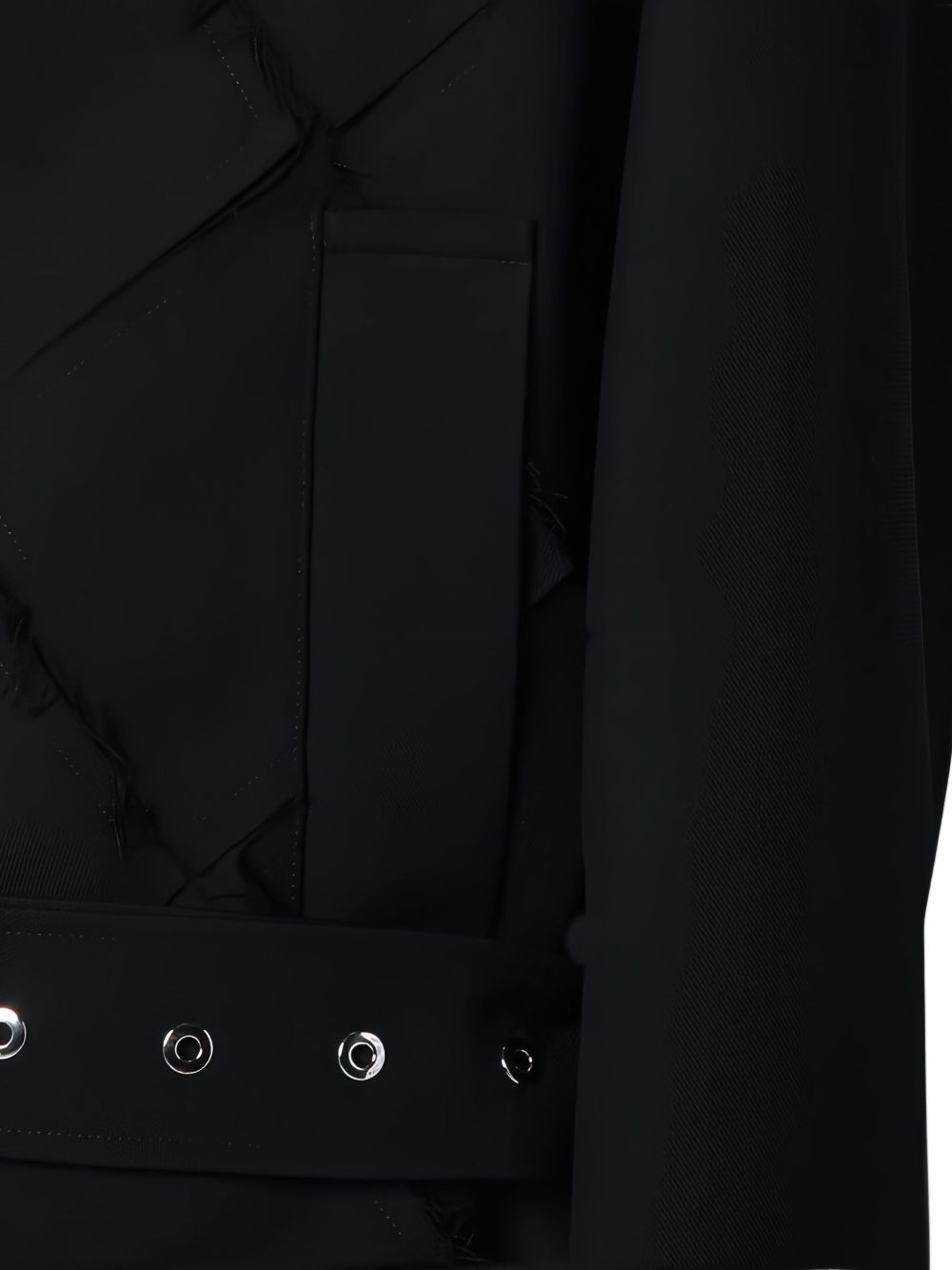 quilted waist trench coat - 4