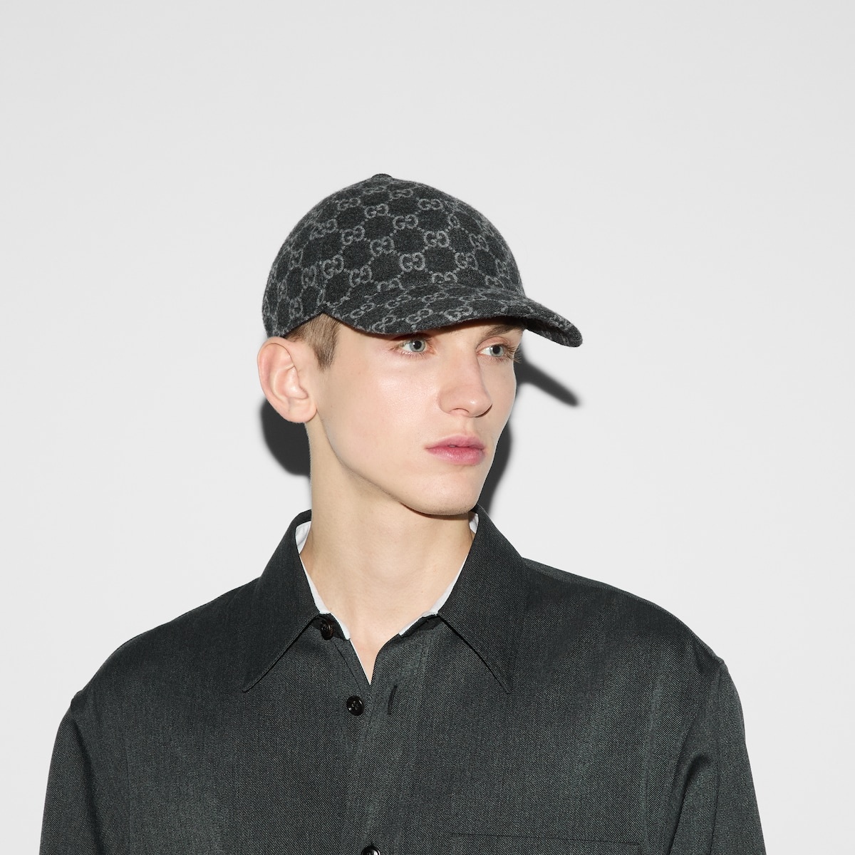 GG flannel baseball hat - 3