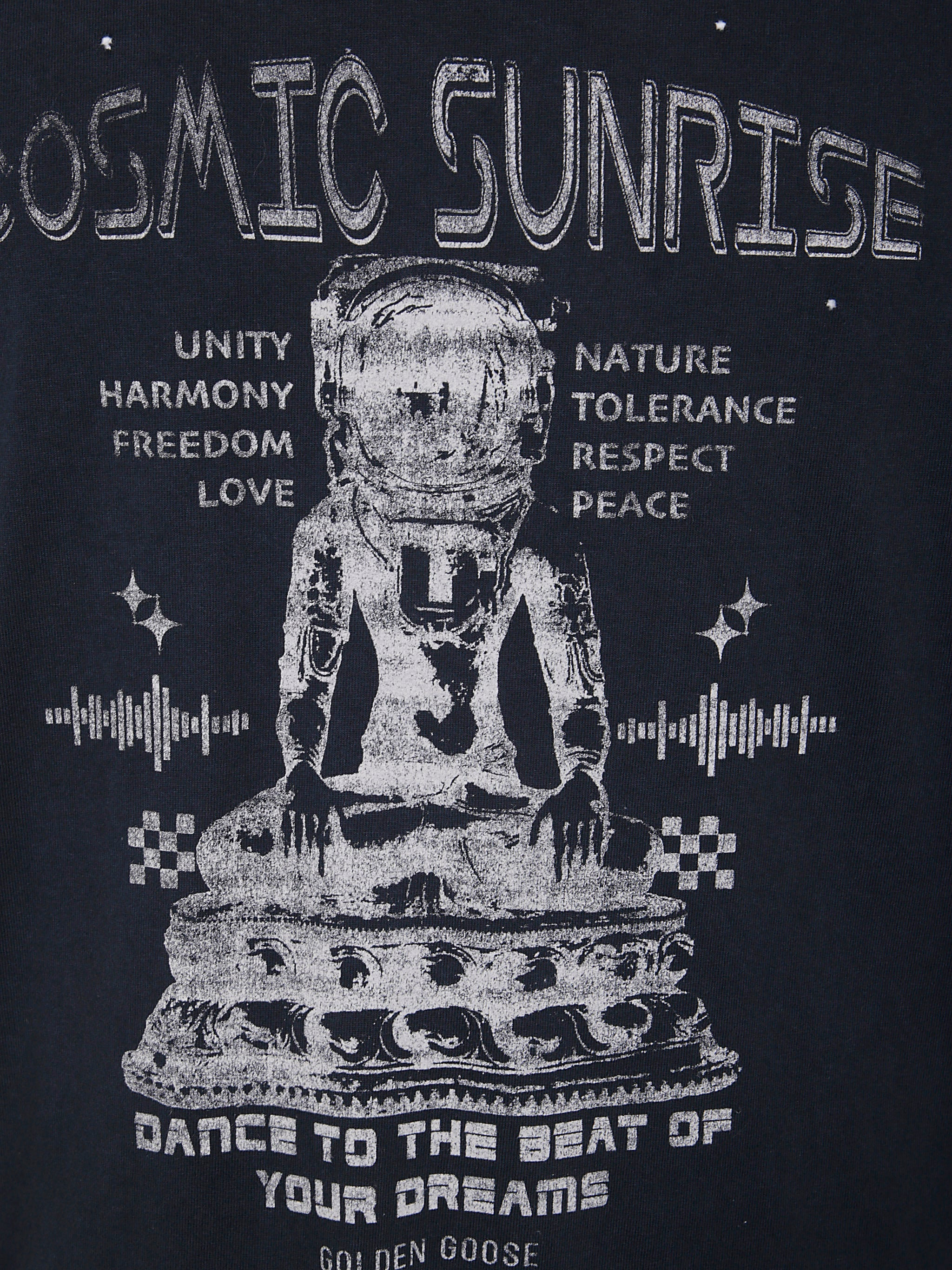 Golden Goose Men Journey M`S T-Shirt Regular Dyed Printed Organic Gauze Cotton Jersey - 3