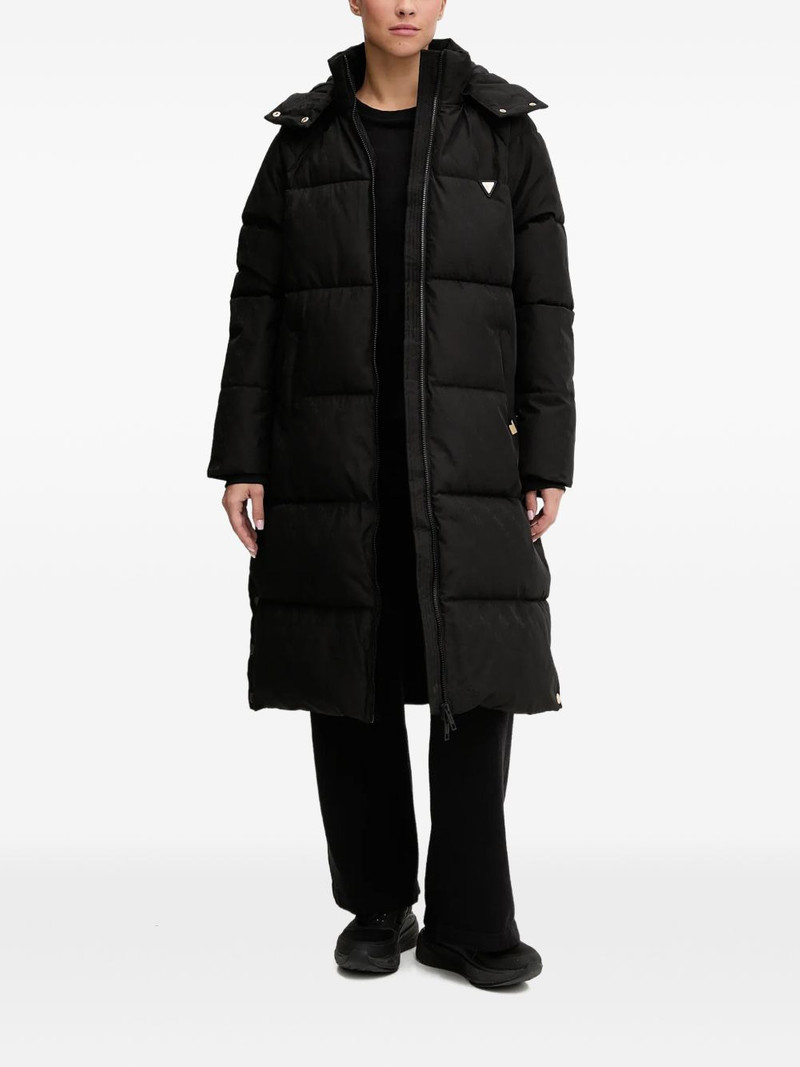 GUESS USA black puffer coat outlook
