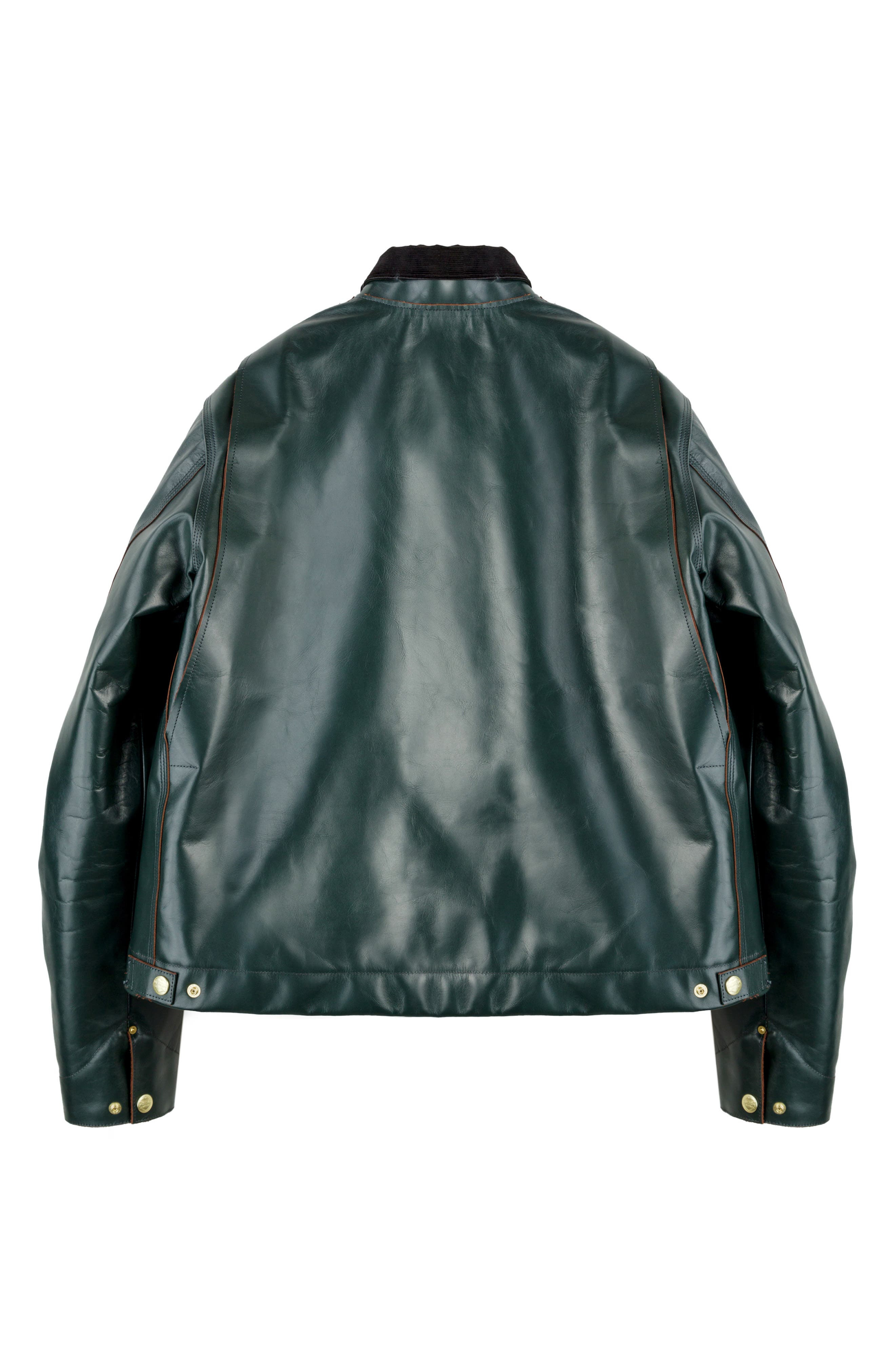 Sacai Carhartt WIP Leather Jacket in Green at Nordstrom - 2