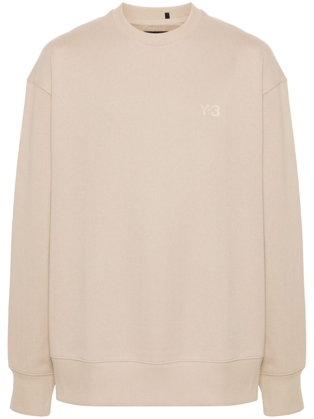 logo-printed cotton-belnd sweatshirt - 1