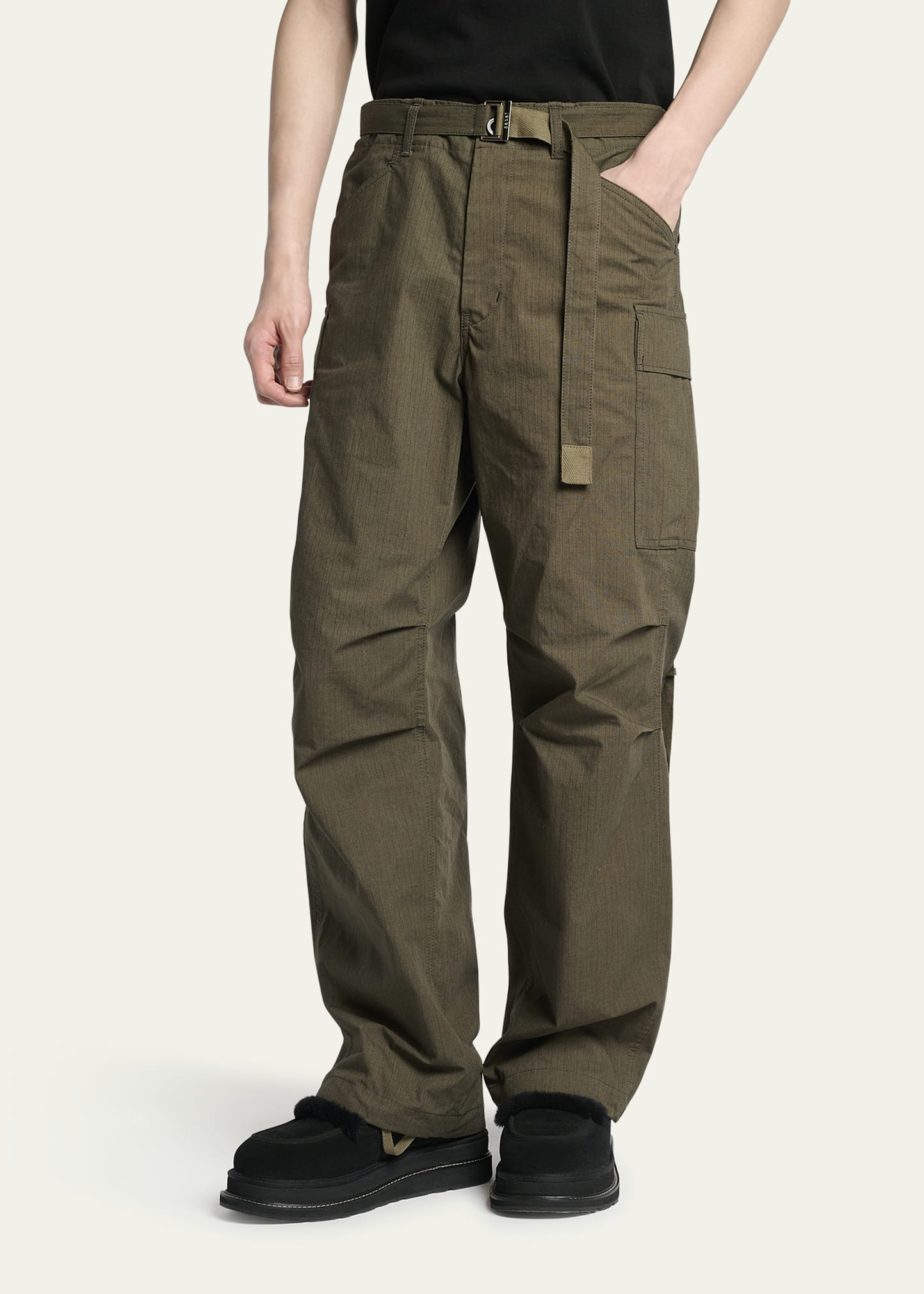 Men's Cotton Ripstop Cargo Pants - 4