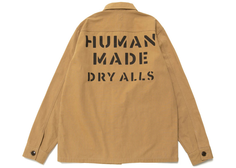 Human Made Human Made Military Overshirt Beige outlook