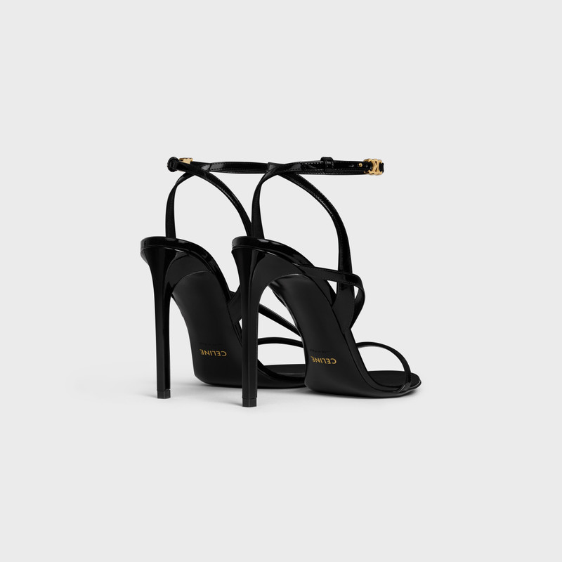 CELINE CELINE AVA TRIOMPHE STILETTO SANDAL IN PATENT CALFSKIN outlook
