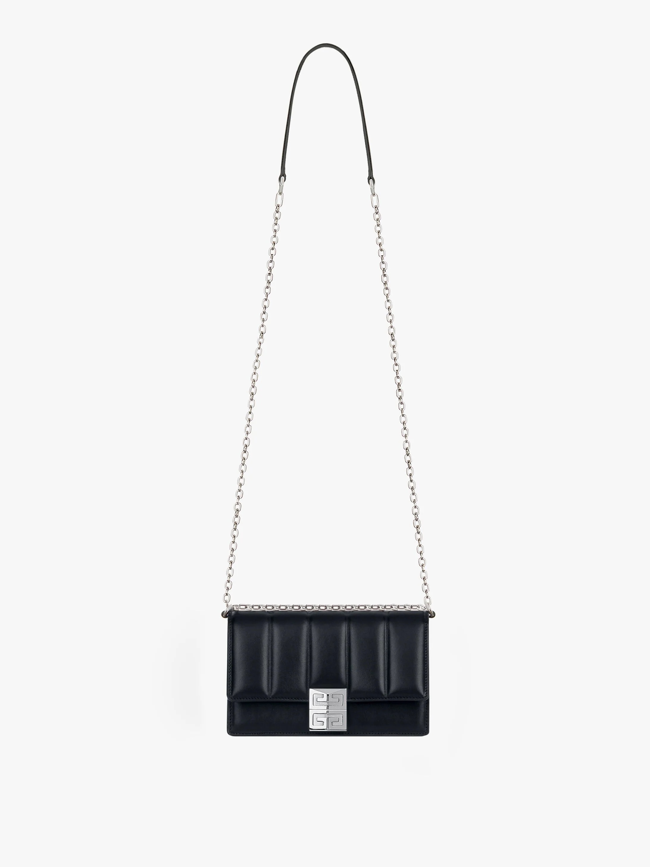 SMALL 4G BAG IN PADDED LEATHER WITH CHAIN - 1