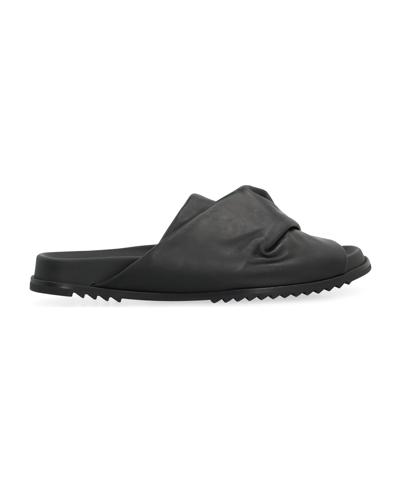 Mobius Leather Slides - 2