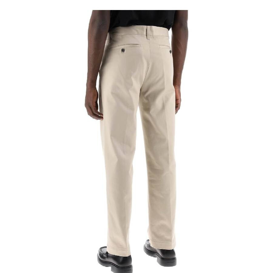 Ami Paris Men's Beige Ami Paris Straight Chino Trousers - 3