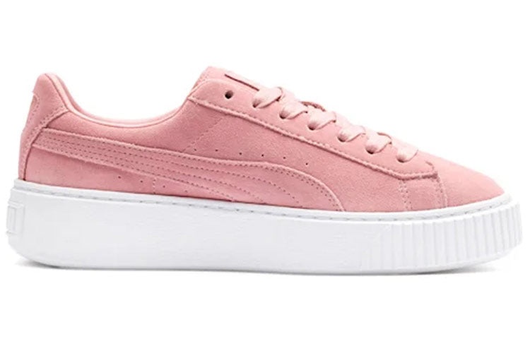 (WMNS) PUMA Suede Platform 'Pink White' 362223-14 - 2