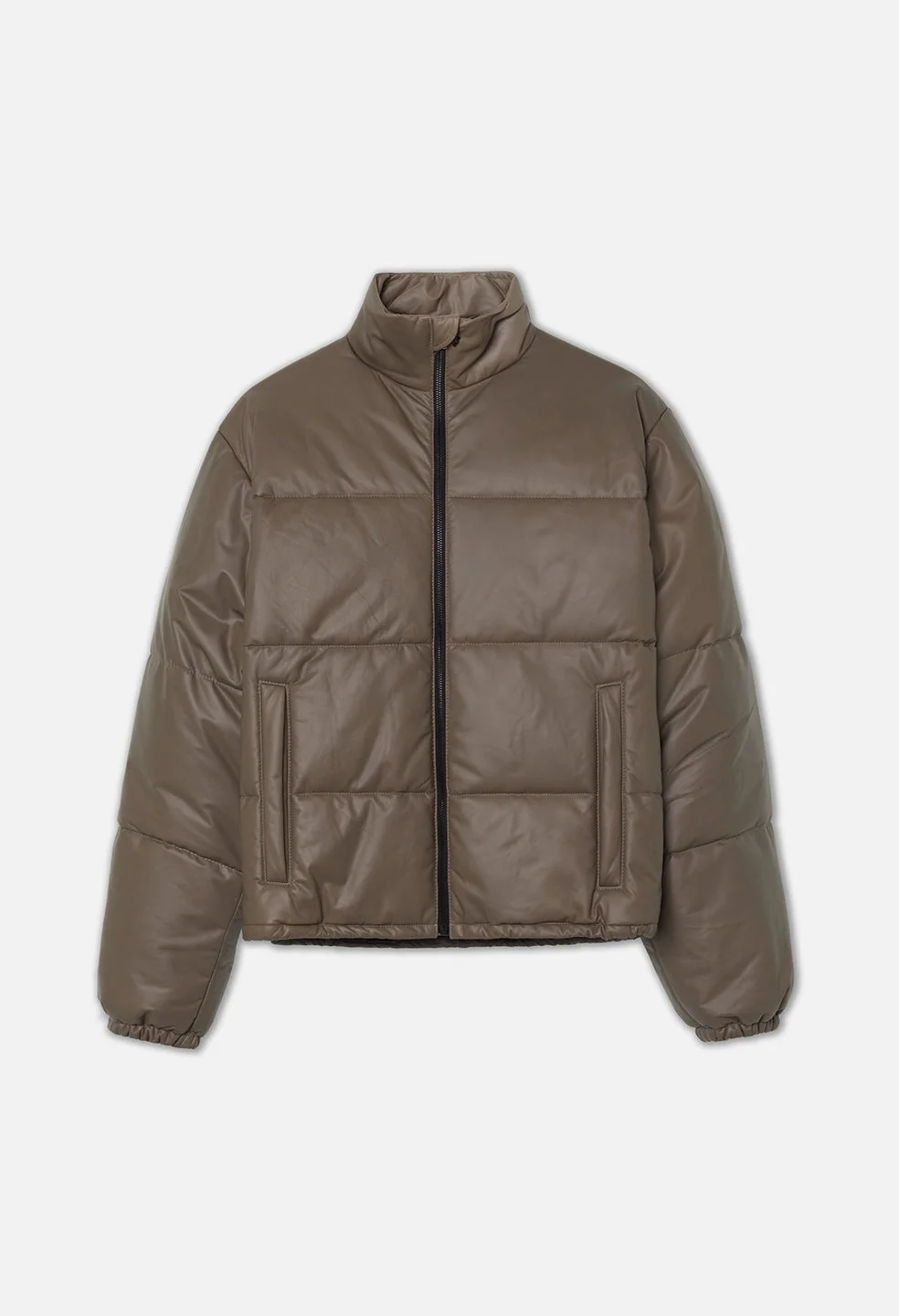 LEATHER PICO PUFFER - 1