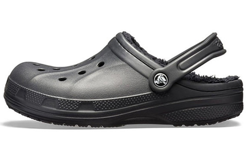 crocs Crocs Classic Clog Crocs Stay Warm Wear-Resistant Sports Unisex Black Sandals 16244-060 outlook