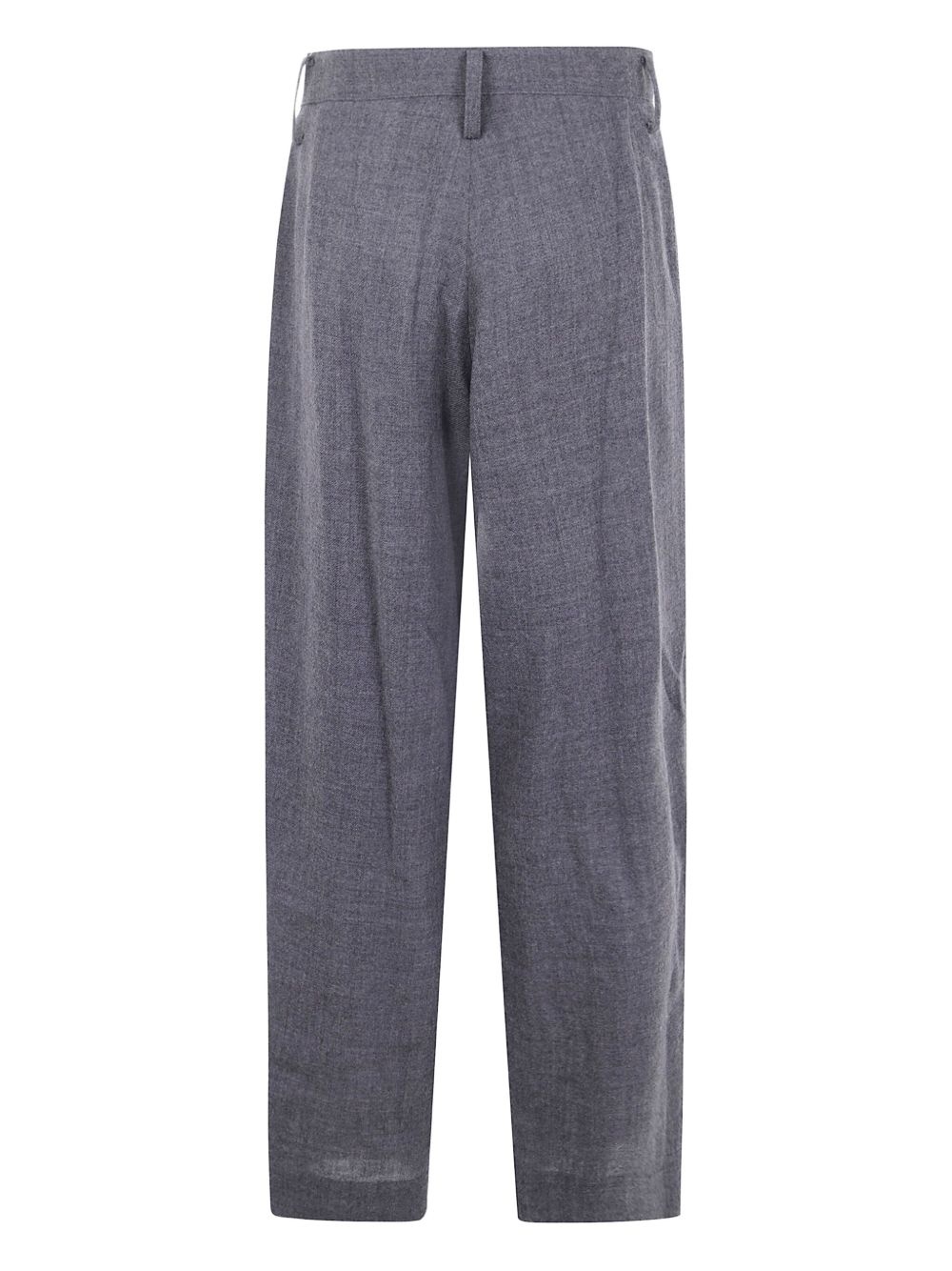 pleated-front wool trousers - 2