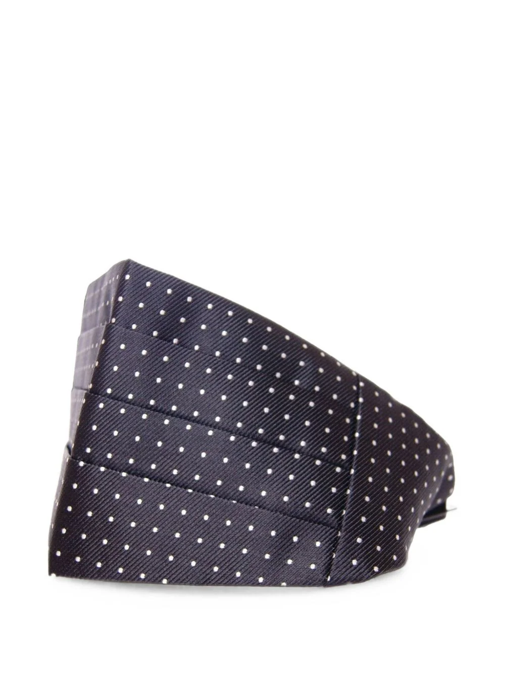 polka-dot pleated cummerbund - 1