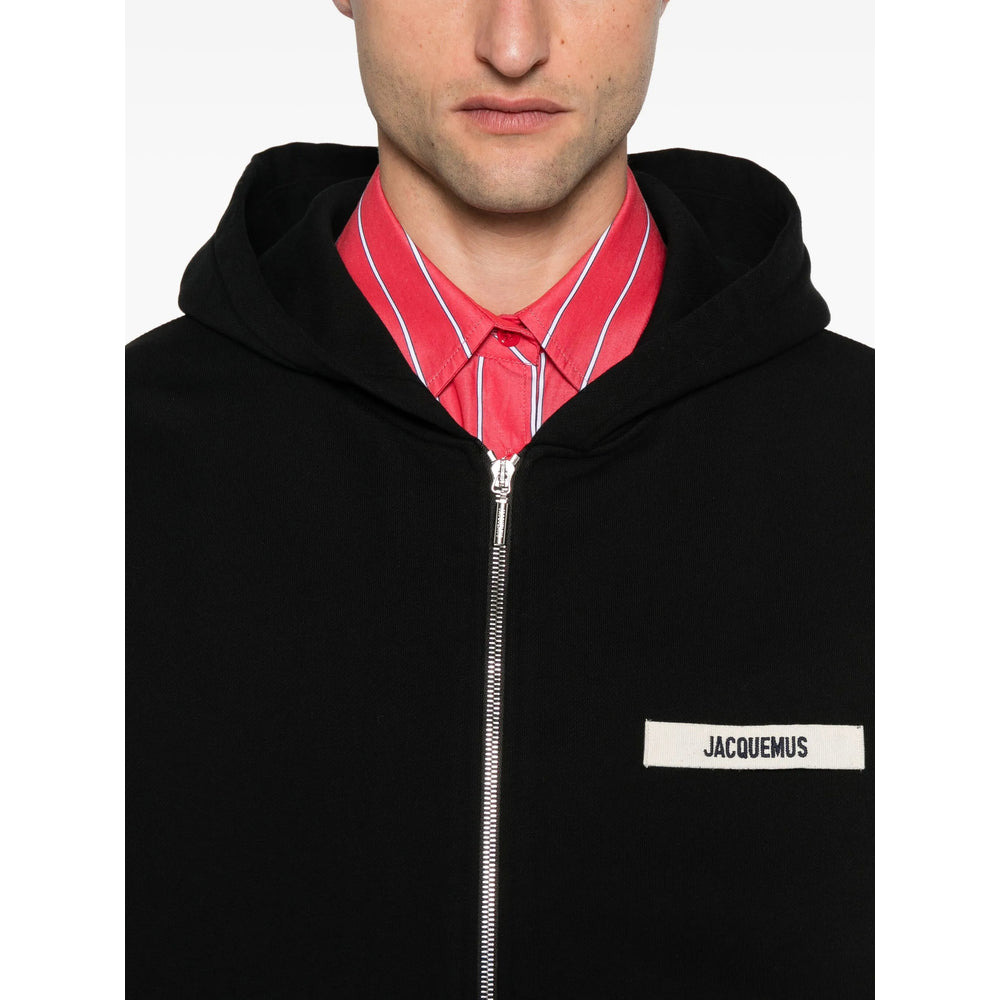 Jacquemus Black Sweaters & Knitwear - Hoodies Men - 4