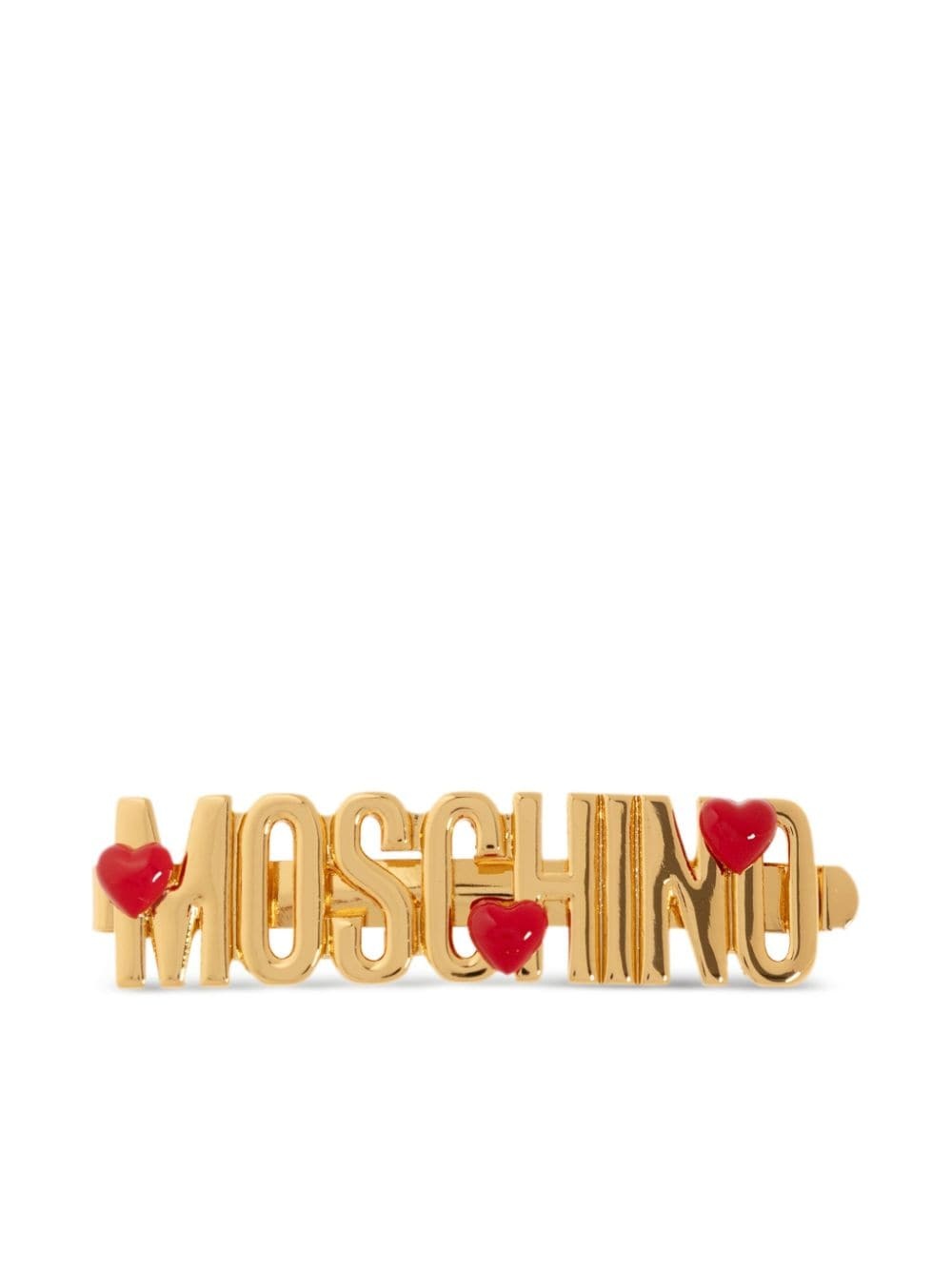 logo-lettering hair clip - 1