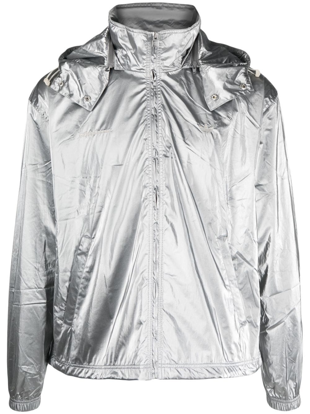 x Wales Bonner metallic hooded jacket - 1