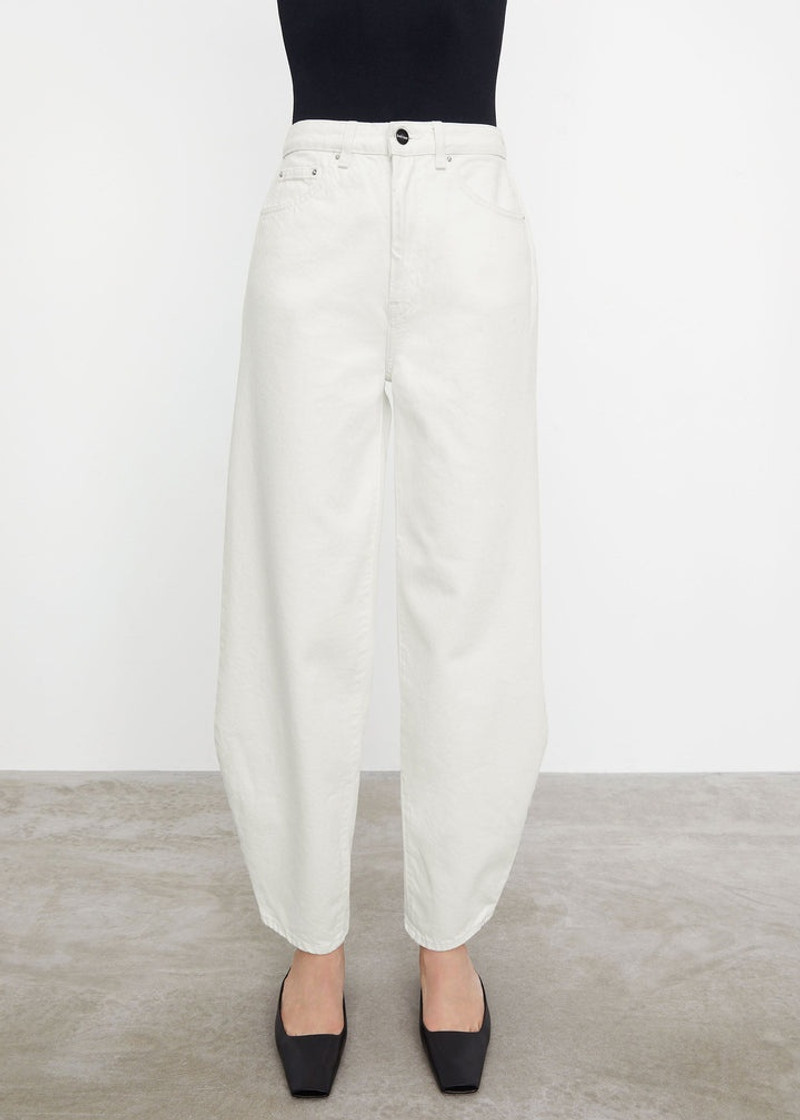 Barrel leg denim off-white 3