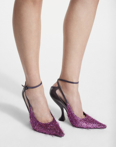 Lanvin LEATHER AND LUREX RITA PUMPS outlook