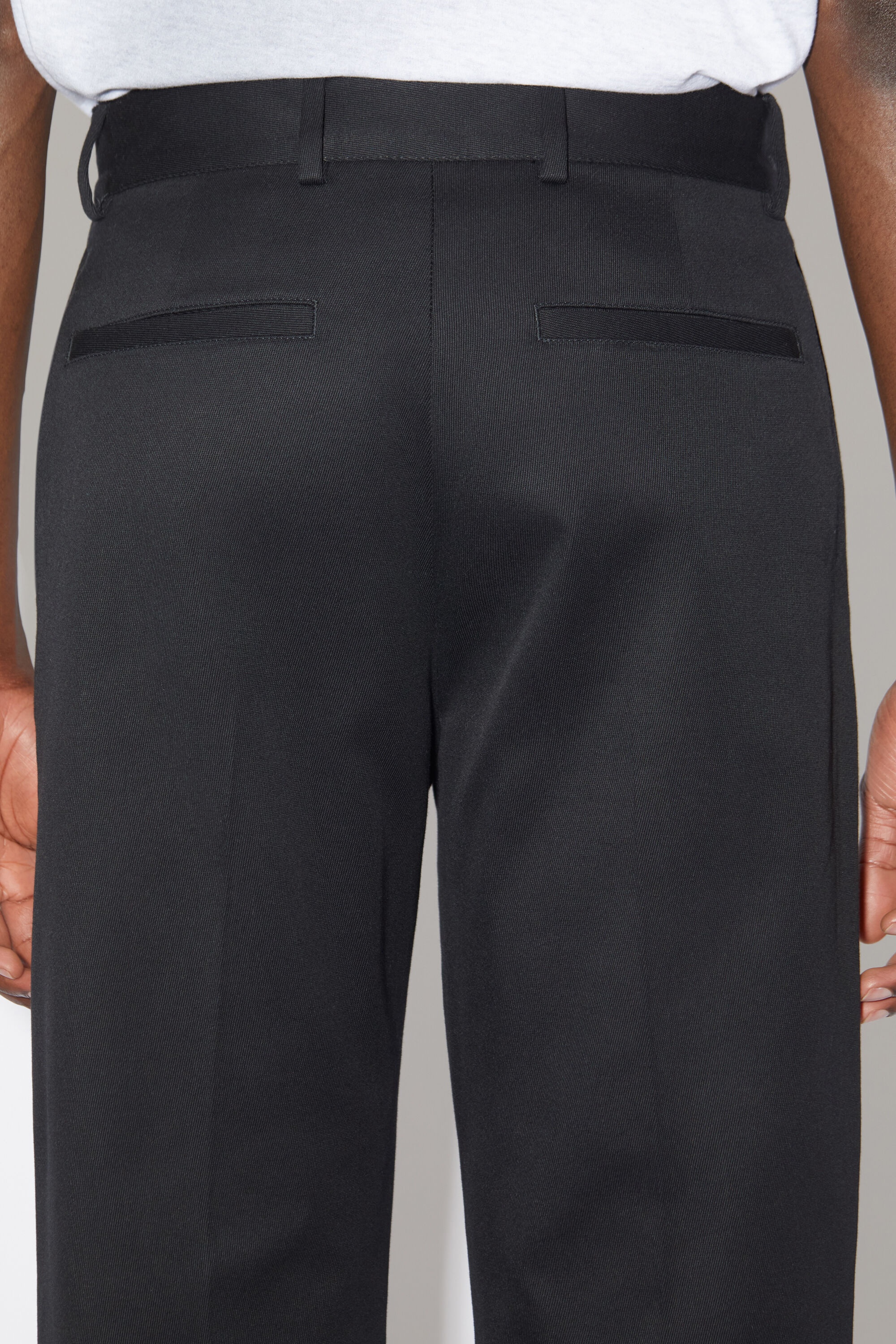 Twill trousers - Black - 5