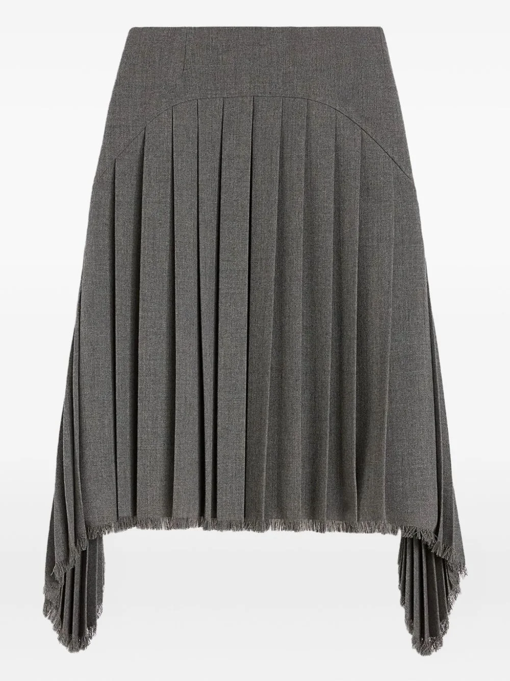 pleated midi skirt - 1