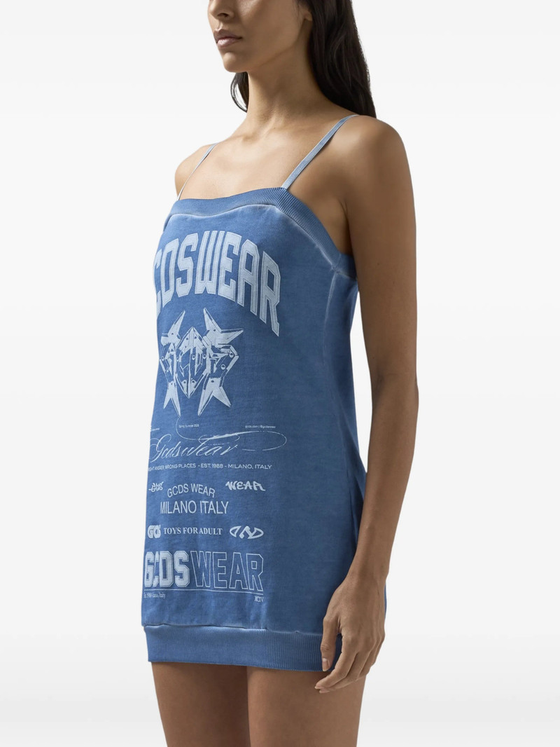 GCDS Gcds Printed Mini Dress outlook