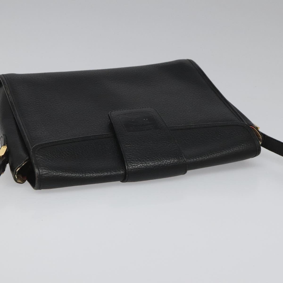 Burberry Shoulder Bag Leather Black - 6