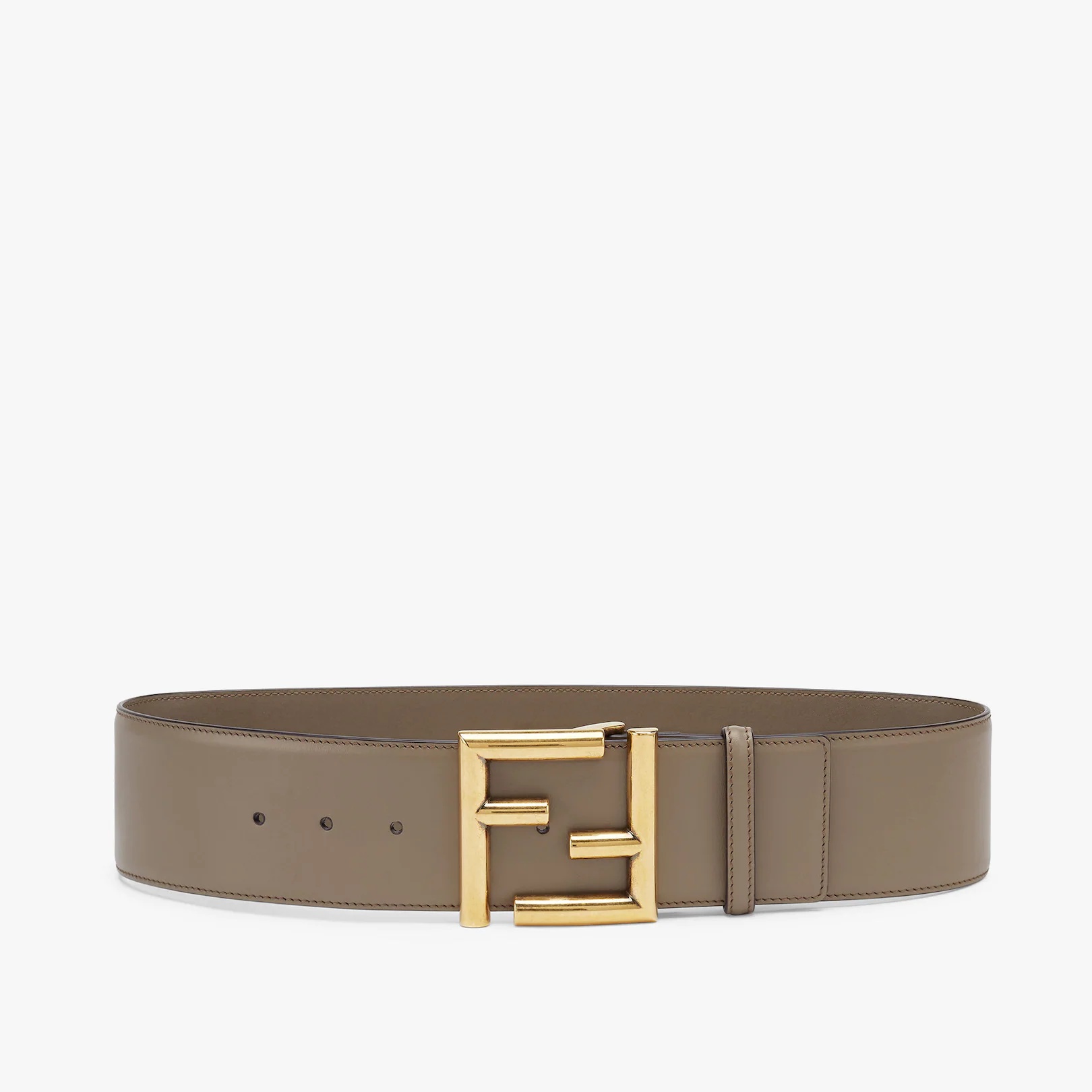 Brown leather belt - 1