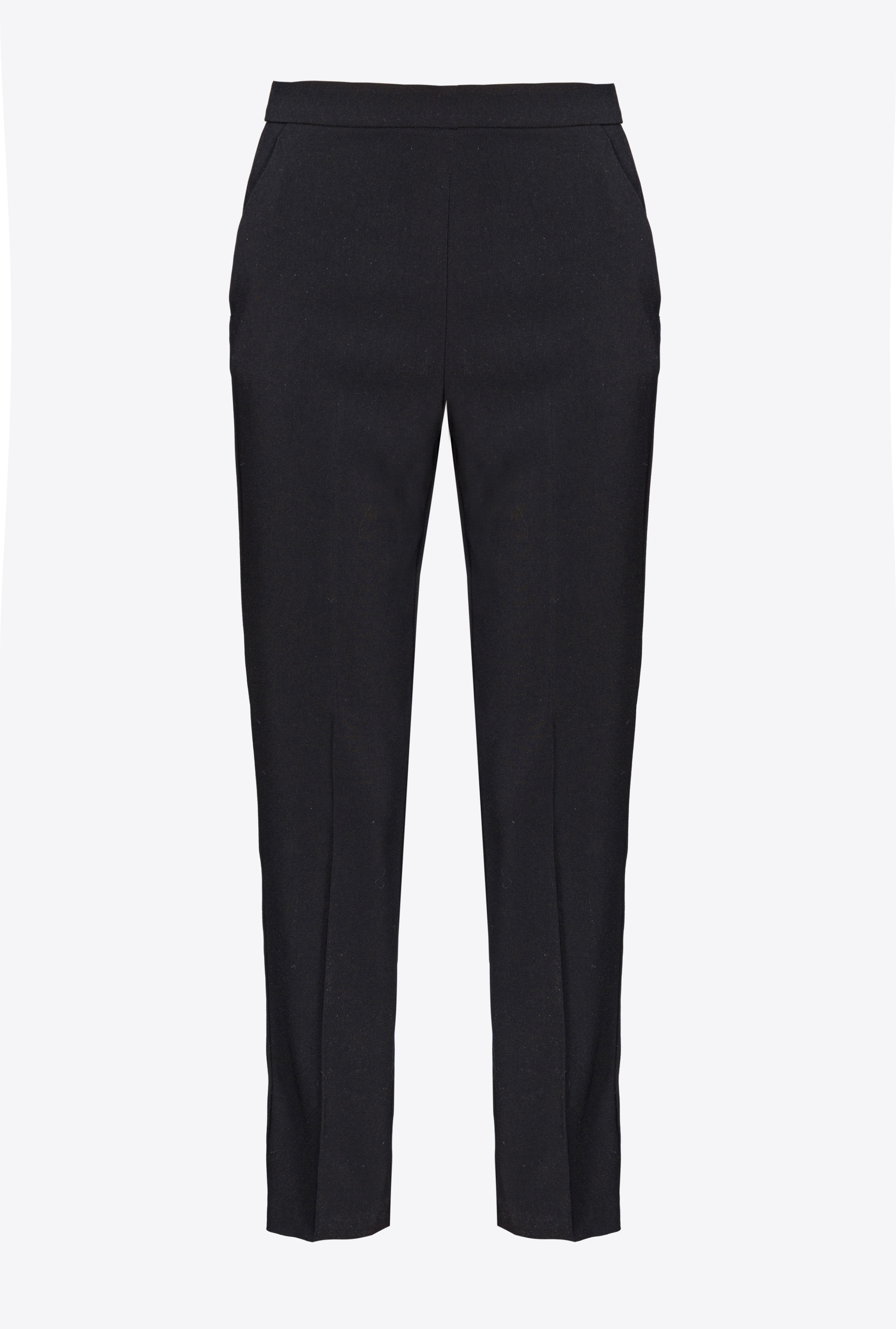 SLIM-FIT TROUSERS IN STRETCH CREPE - 1