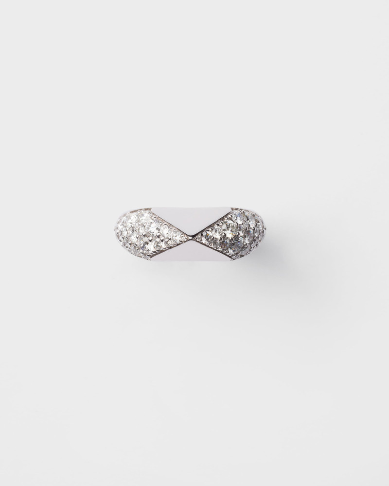 Eternal Gold ring in white gold with diamonds 3
