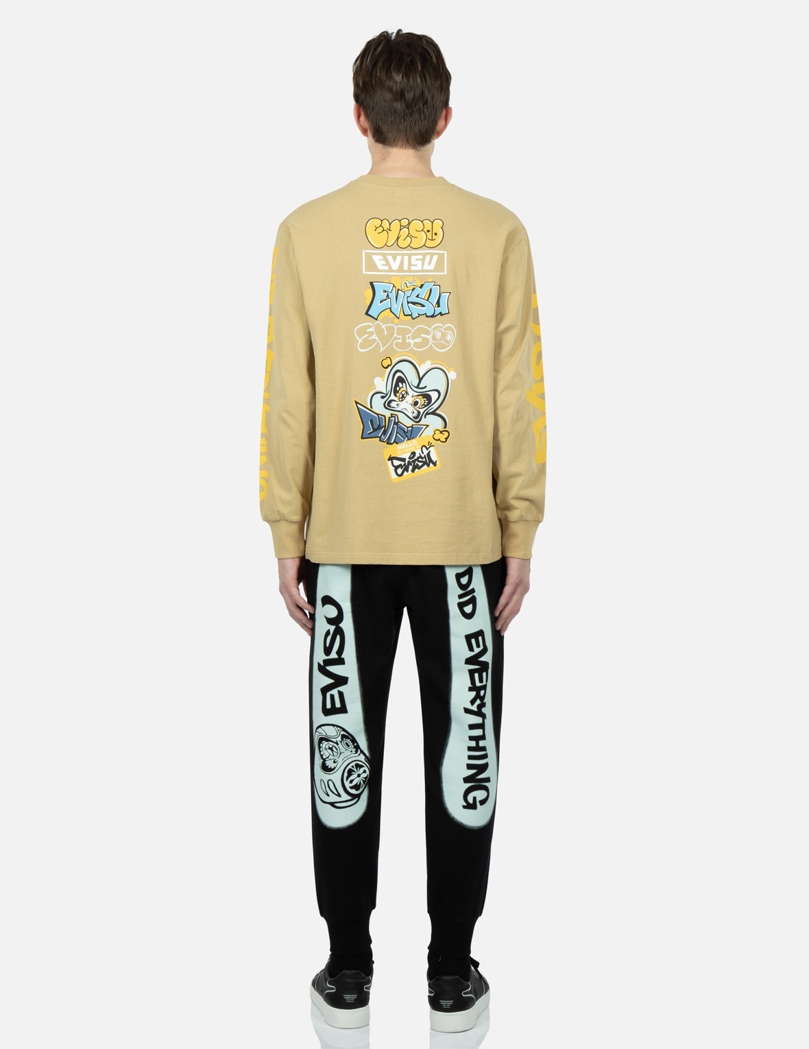 SPRAY-EFFECT DAICOCK PRINT SWEATPANTS - 5
